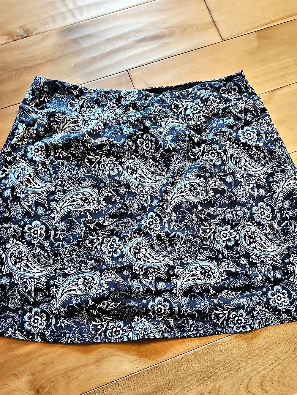Paisley Skort in Blue & Purple